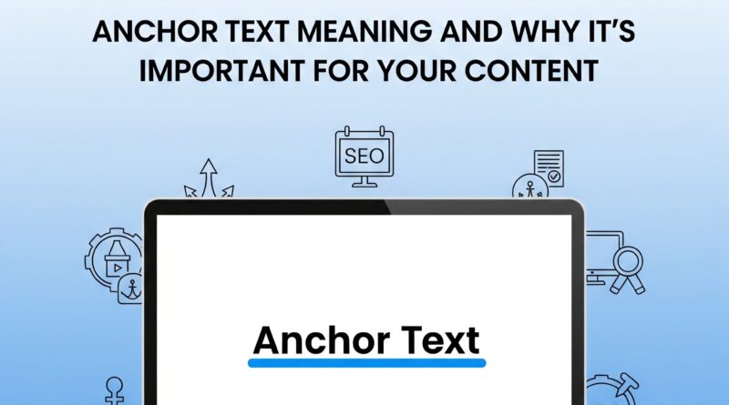 Anchor text meaning